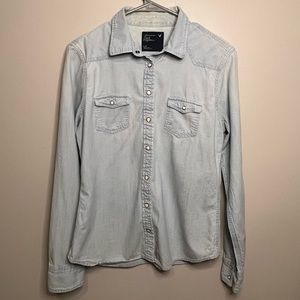 Lightwash Button Down Shirt